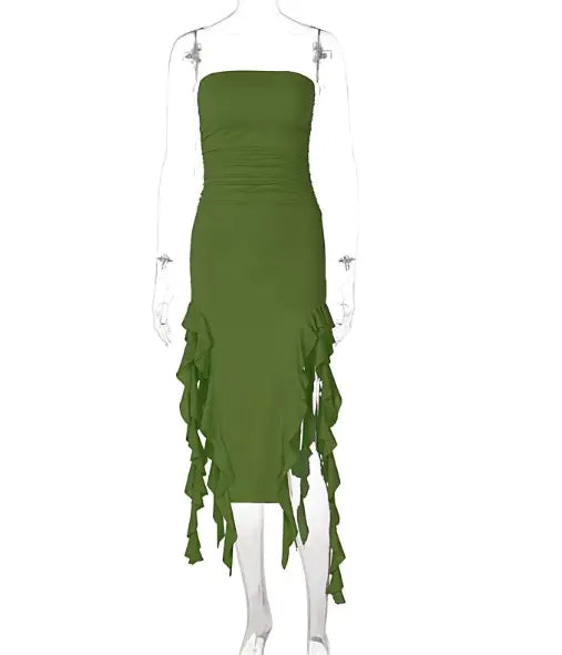 Chic Maxi Tassel Dress