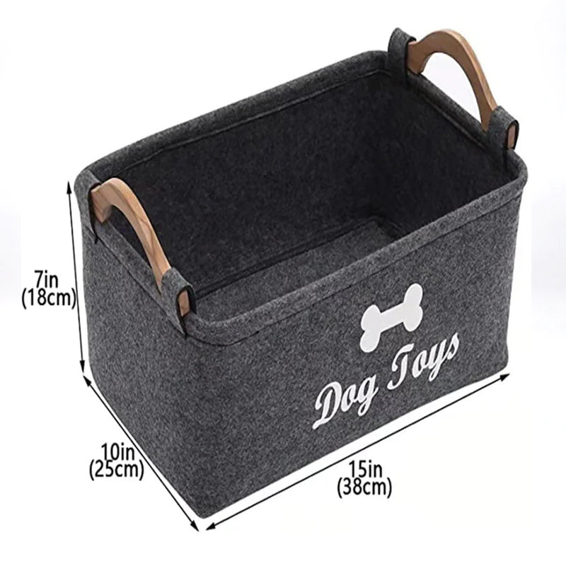 Felt Pet Organizer Basket