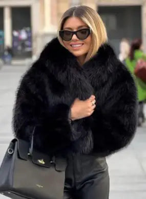 Chic Faux Fur Winter Jacket