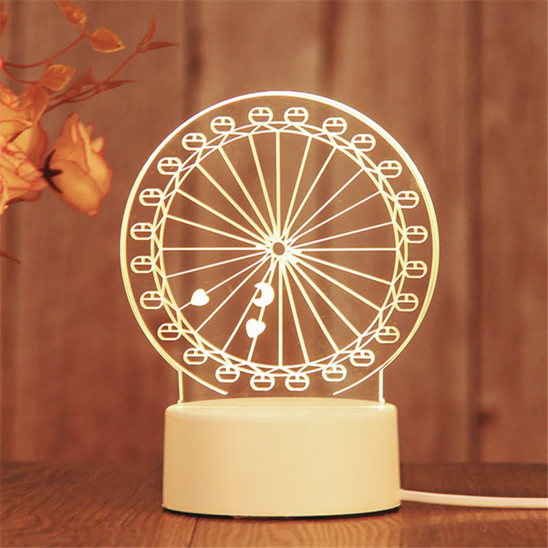 3D Acrylic Love Illuminator