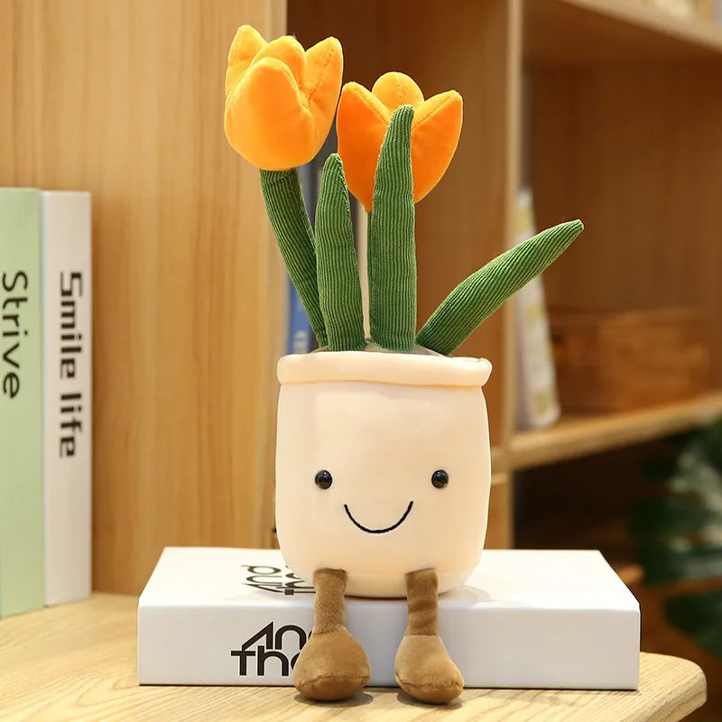 Cheerful Tulip Plush Ornament