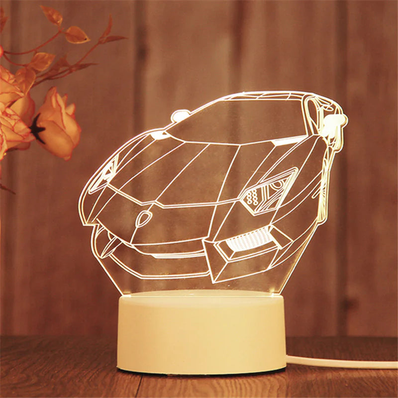 3D Acrylic Love Illuminator