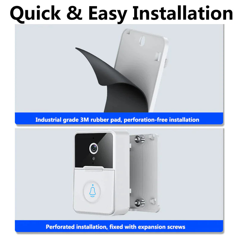 Smart WiFi Video Doorbell with Intercom