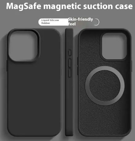 Silicone MagSafe Grip Case for iPhone
