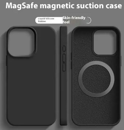 Silicone MagSafe Grip Case for iPhone