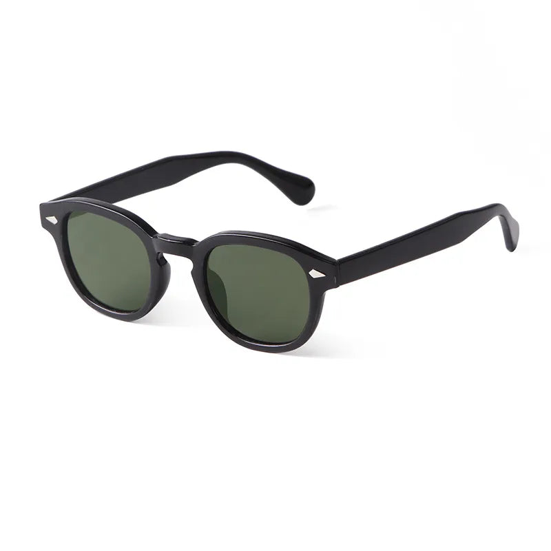 Trendy Small Oval UV Sunglasses