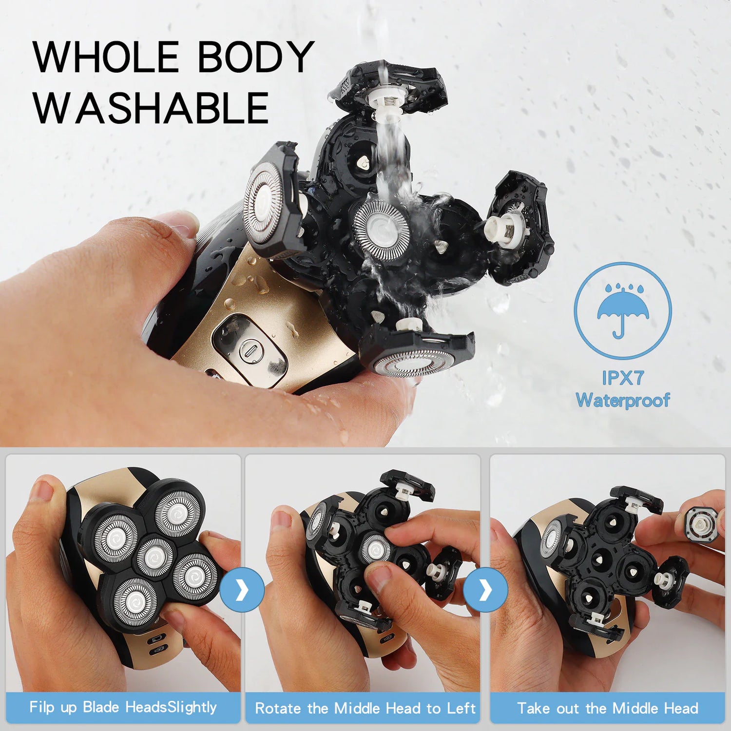 5-in-1 Versatile Electric Shaver Kit