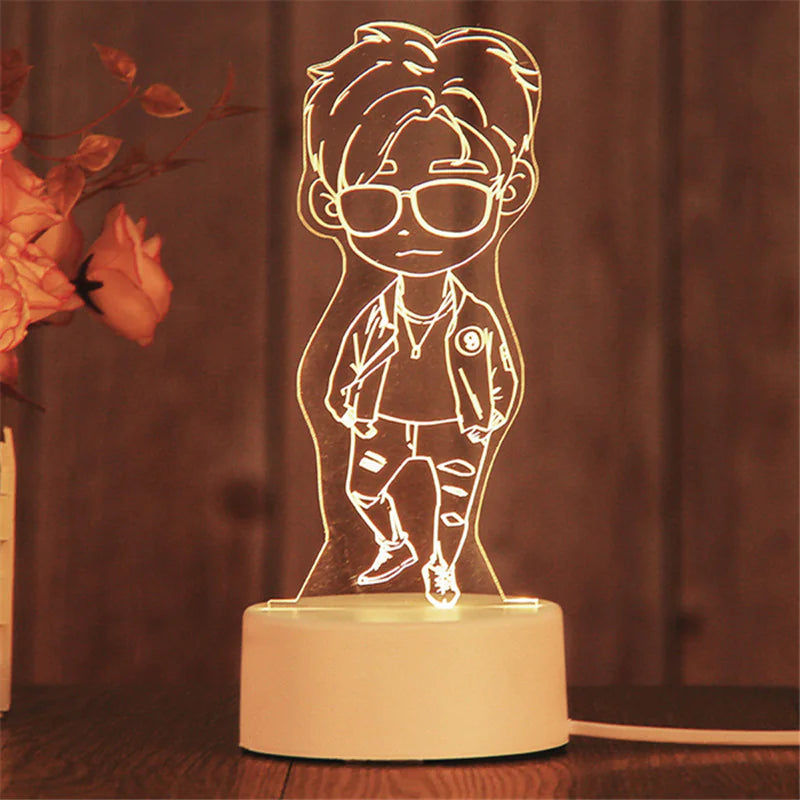 3D Acrylic Love Illuminator