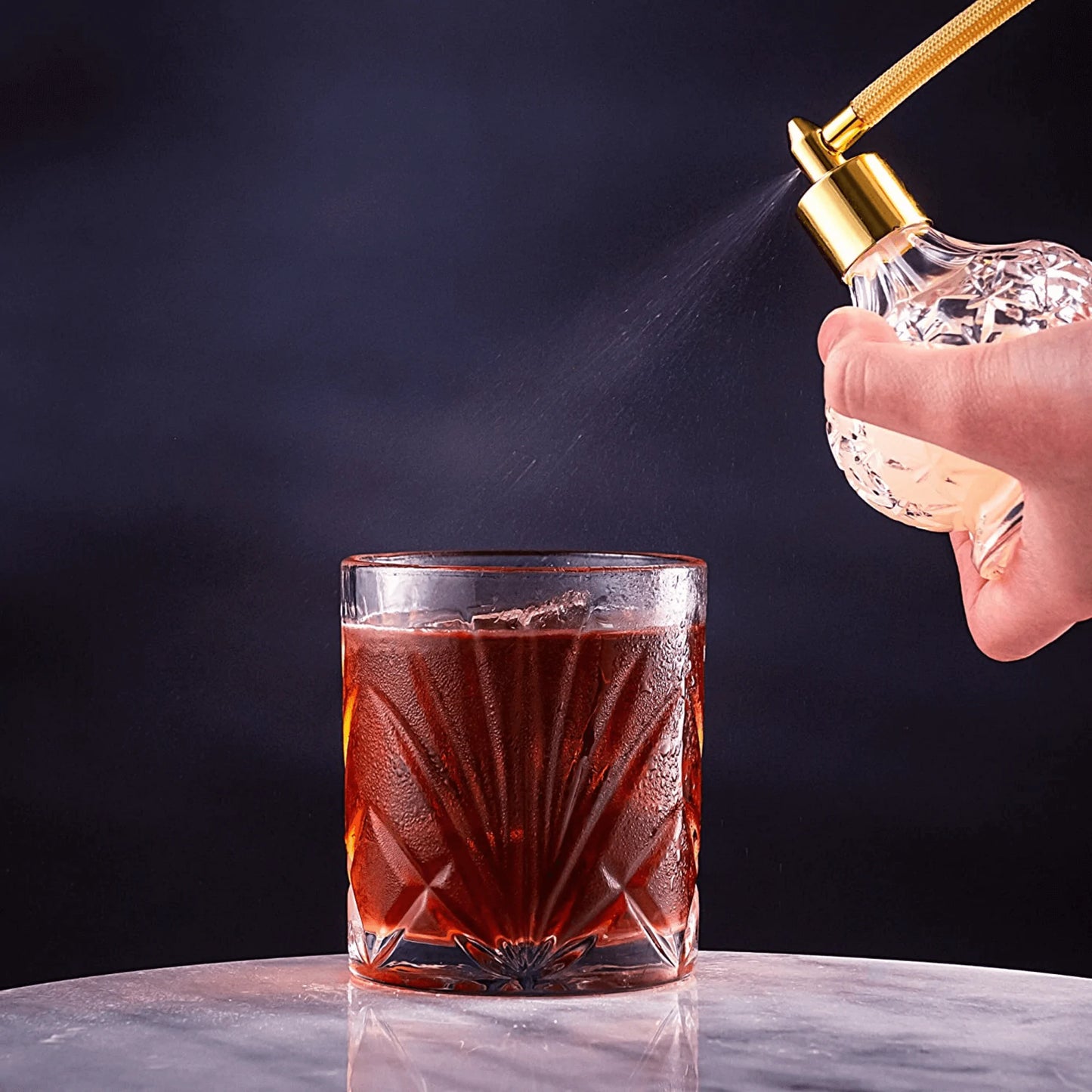 Whiskey Master's Set - Stones & Palm Glass