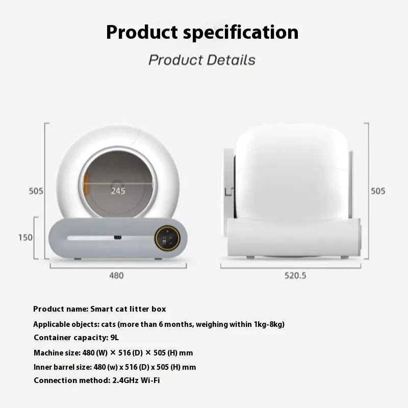 SmartCat AutoClean Litter Box