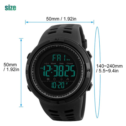 SKMEI Tactical Military Quartz Watch - Waterproof Analog