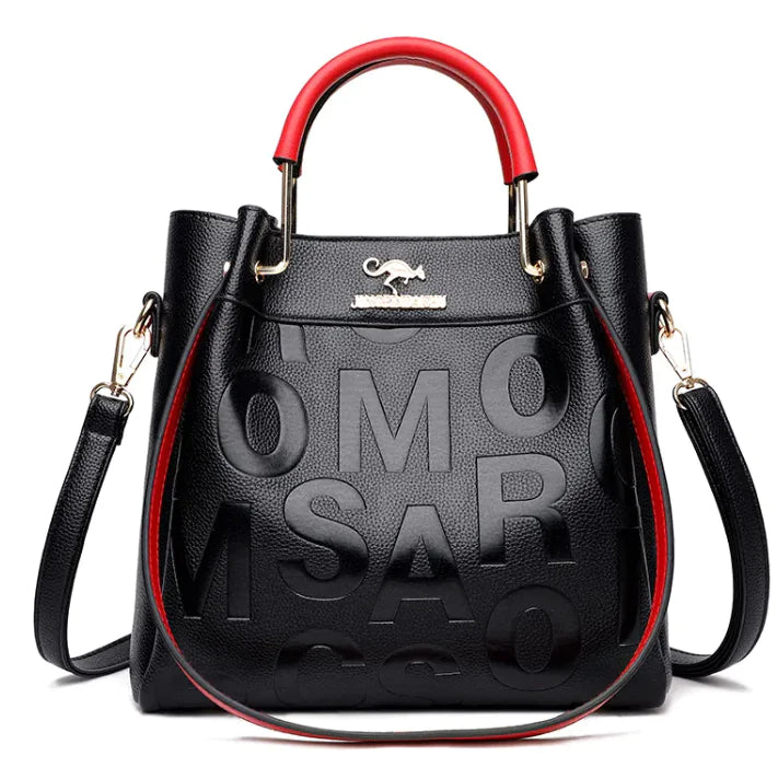 Chic Embossed Leather Purse
