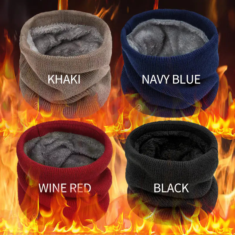 Unisex Winter Warmth Wool Scarf