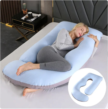 J-Shaped Pregnancy Support Pillow