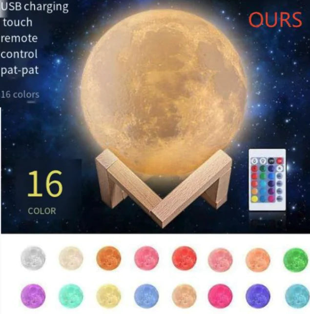 Lunar Glow 3D Table Lamp