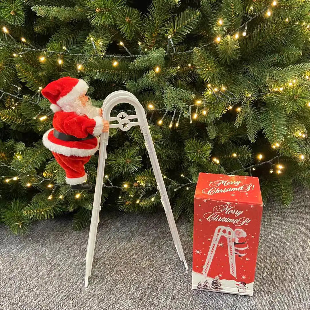Santa Climber Figurine