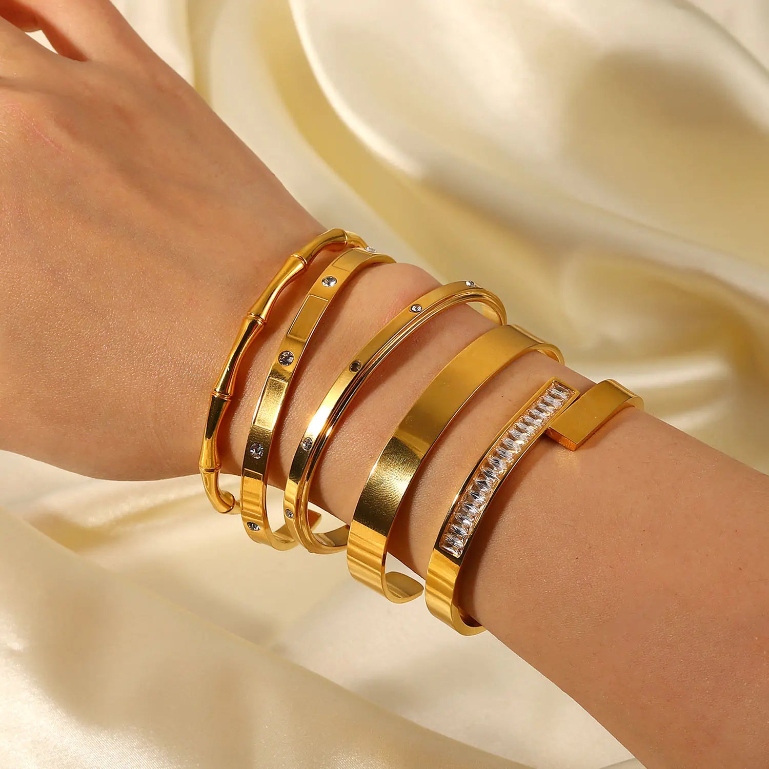 Vintage Stainless Steel Bracelet for Women