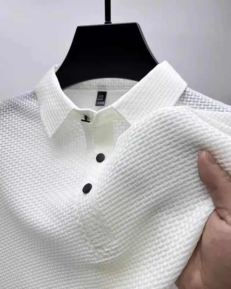 Shorts Lapel T-shirt Men&