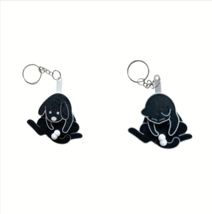 Kitten Acrylic Keychain Pendant