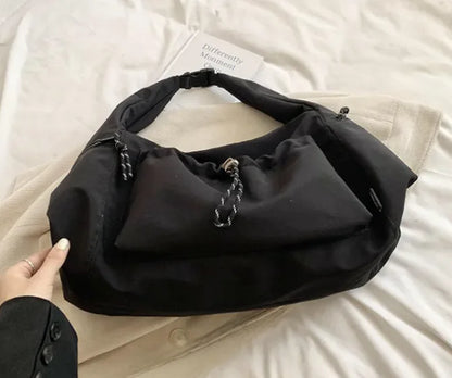 Chic Solid Color Multi-Purpose Crossbody Bag