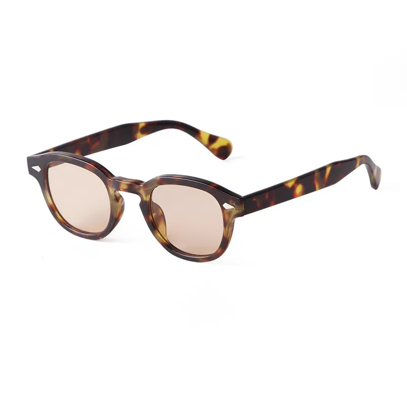 Trendy Small Oval UV Sunglasses