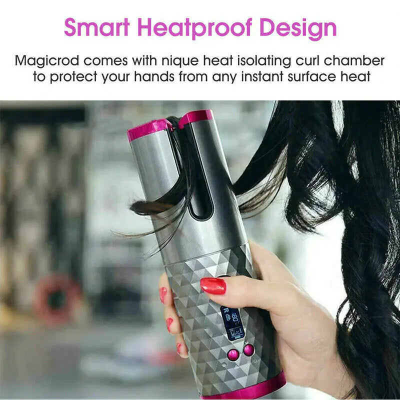Ceramic Auto Curl Wireless Iron