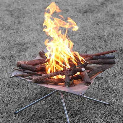 Compact Campfire BBQ Grill