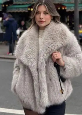 Chic Faux Fur Winter Jacket