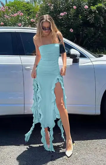 Chic Maxi Tassel Dress