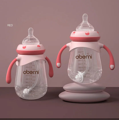SafeGrip Wide-Mouth Baby Bottle: Anti-Colic &amp; Drop Resistant