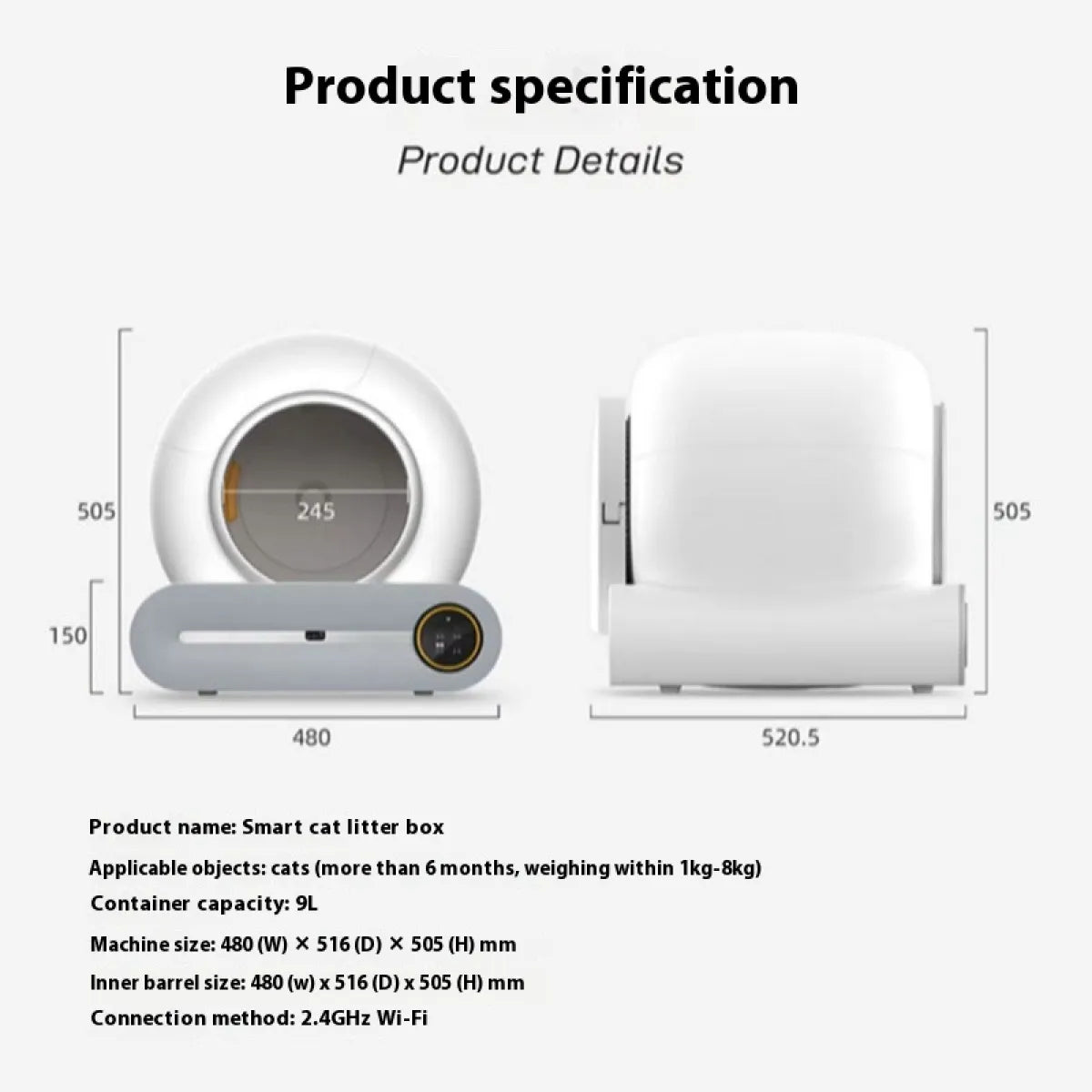 SmartCat AutoClean Litter Box