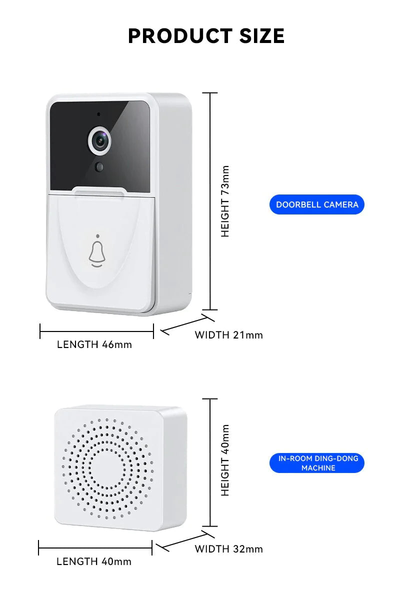 Smart WiFi Doorbell with Video Intercom