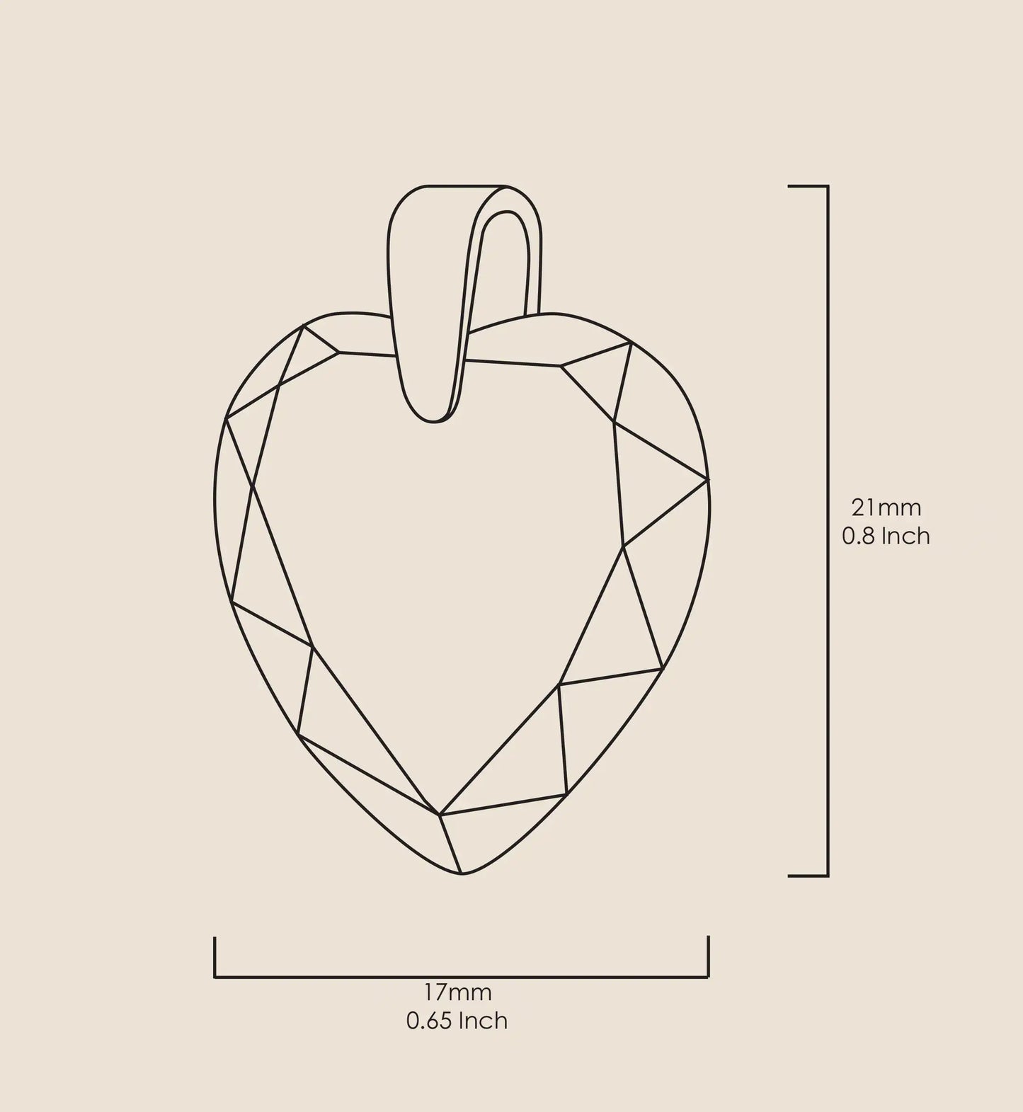 Eternal Love Gold-Inscribed Heart Pendant Necklace