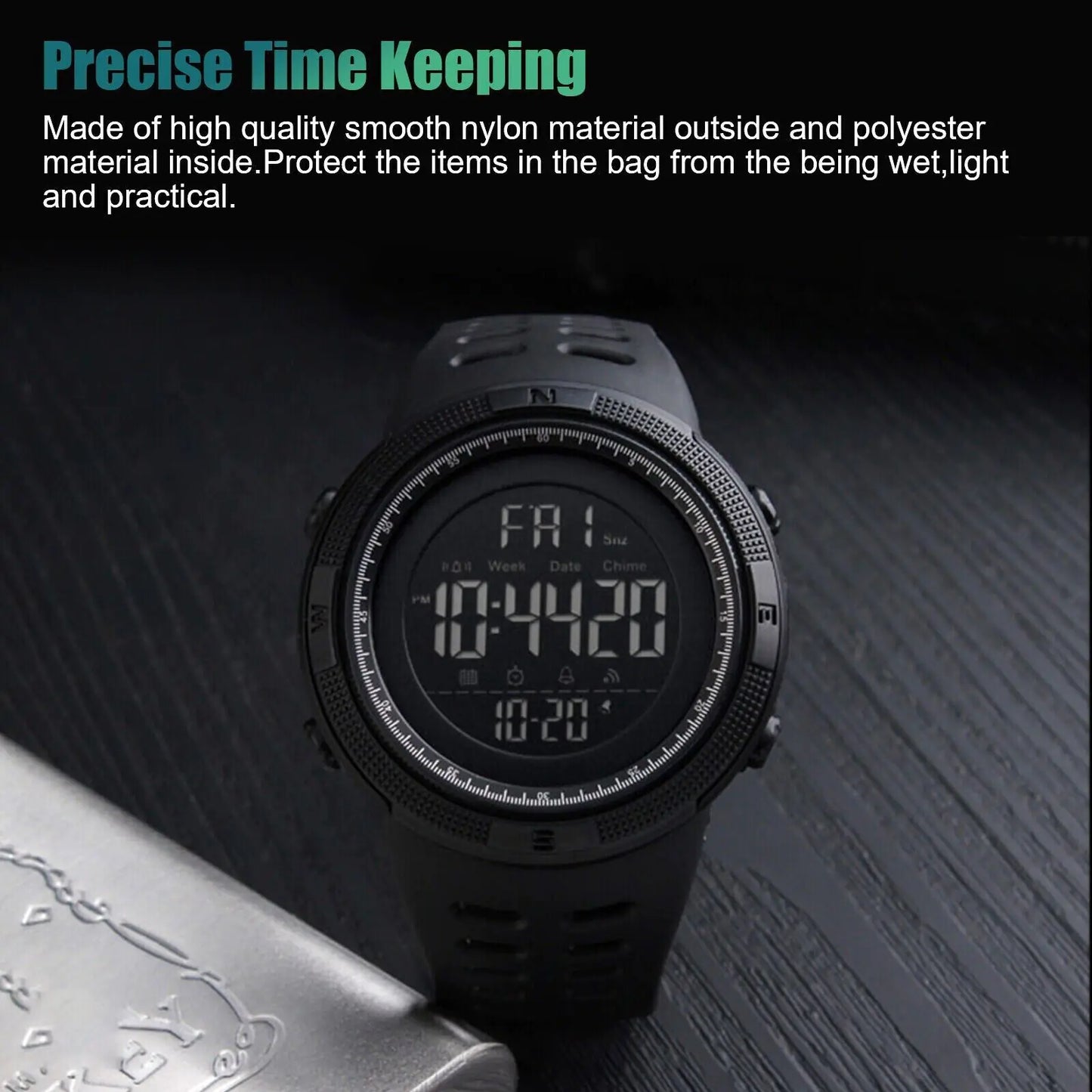 SKMEI Tactical Military Quartz Watch - Waterproof Analog