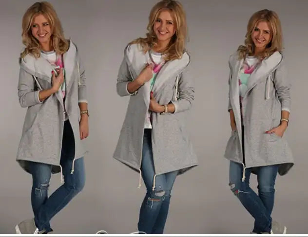 Chic Hooded Women&