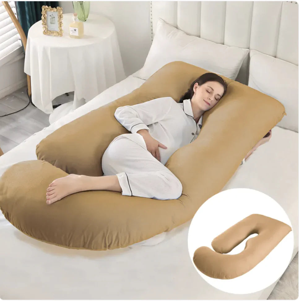 J-Shaped Pregnancy Support Pillow