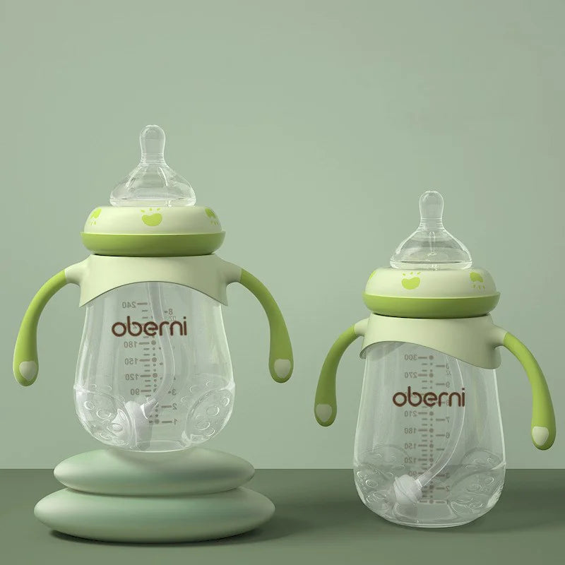 SafeGrip Wide-Mouth Baby Bottle: Anti-Colic &amp; Drop Resistant