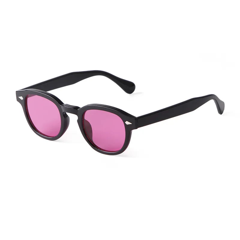 Trendy Small Oval UV Sunglasses