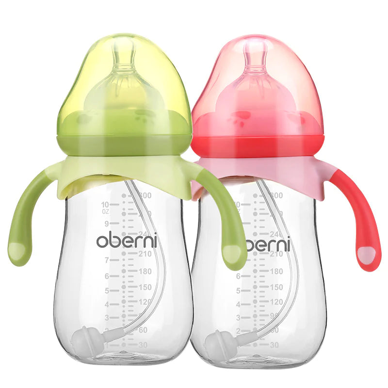 SafeGrip Wide-Mouth Baby Bottle: Anti-Colic &amp; Drop Resistant