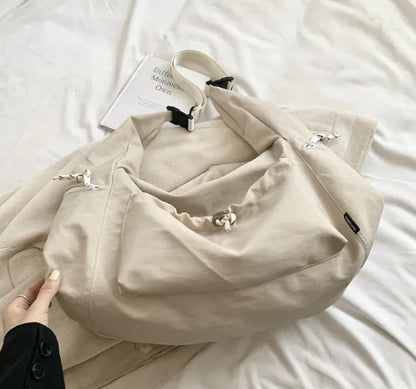 Chic Solid Color Multi-Purpose Crossbody Bag