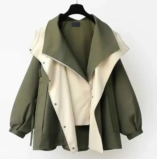 Ladies' Zip-Front Trench Jacket