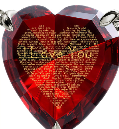 Heartfelt Silver 925 Love Pendant &amp; Earrings Set