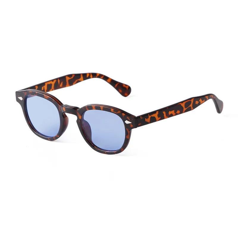 Trendy Small Oval UV Sunglasses
