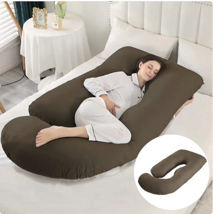 J-Shaped Pregnancy Support Pillow
