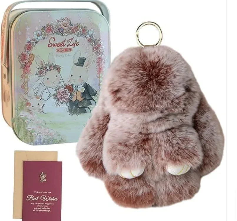 Holiday Bunny Charm