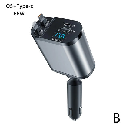 SpeedCharge 120W 4-in-1 Car Charger