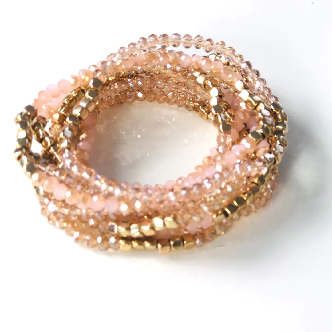 Chic Stackable Bead Bracelets
