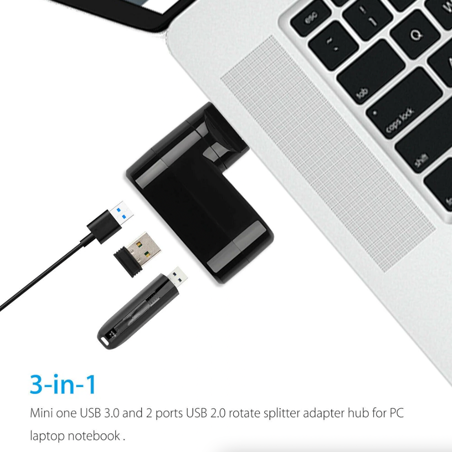 SpeedHub 3 Port USB 3.0 Adapter