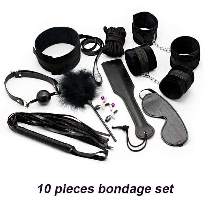 10-Piece Luxury Bondage Play Set