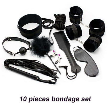 10-Piece Luxury Bondage Play Set